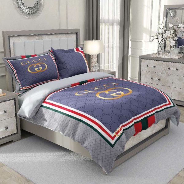 روتختی و ملحفه (دو نفره) طرح گوچی کد 2062