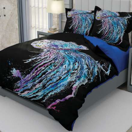 روتختی و ملحفه (دو نفره) طرح خاص کد ۲۰۷۲