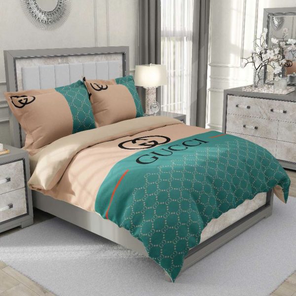 روتختی و ملحفه (دو نفره) طرح گوچی کد 2083