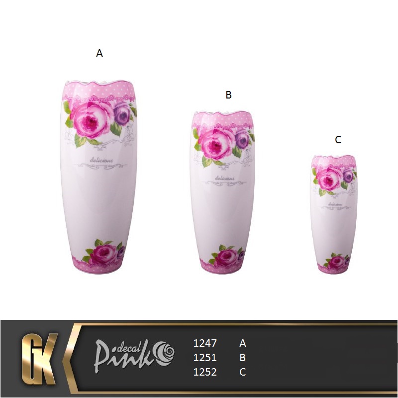 ست آشپزخانه گلدان طرح Decal مدل ۱۲۴۷/۵۱/۵۲