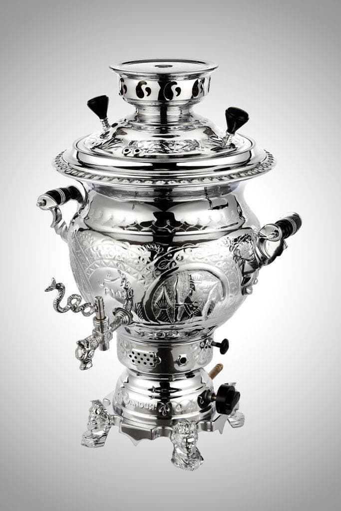 سماور ونوش ۷ لیتری جولیا قلم سنتی لبه ورق A21