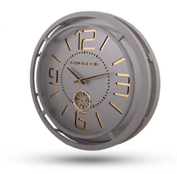 ساعت دیواری پورشه کد WD217 رنگی