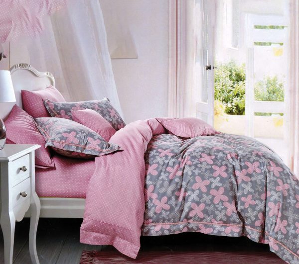 روتختی و ملحفه (دو نفره) طرح گل کد 22-Floris