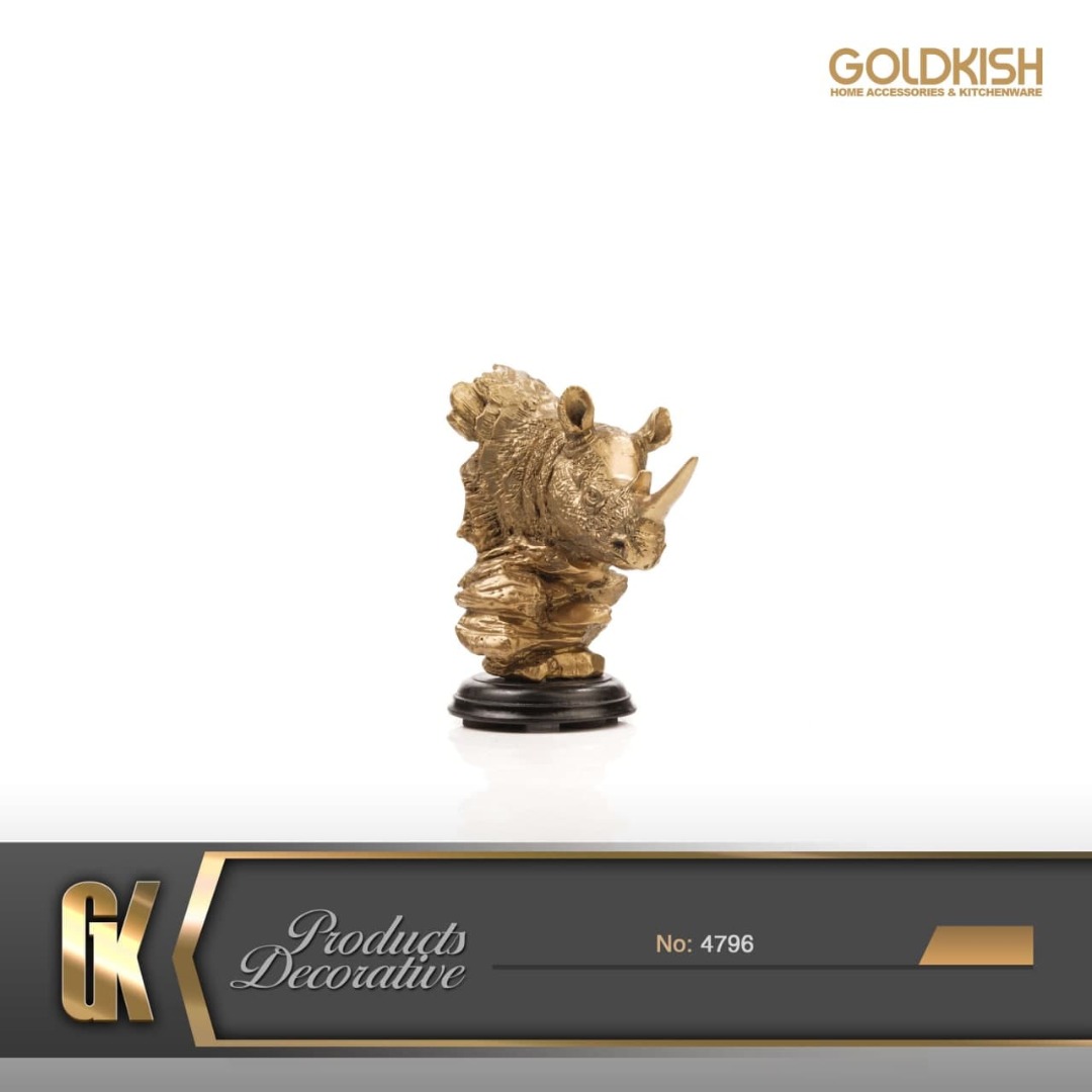 مجسمه کرگدن برنز ۴۷۹۶