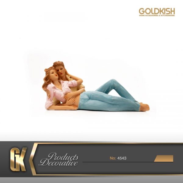 مجسمه زن و مرد خوابیده مدل 4543
