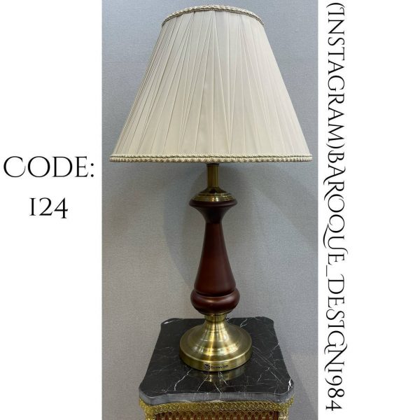 آباژور چوبی شید دار گلدن گیفت کد 124