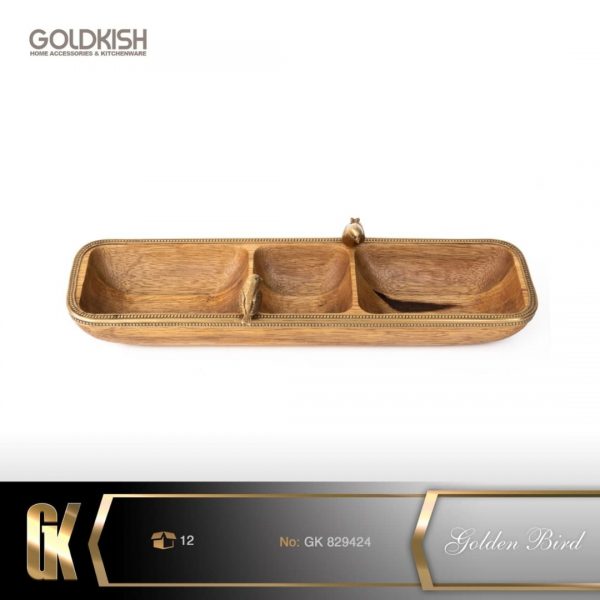 اردورخوری مستعطیل 3 تایی WOOD مدل GK829424