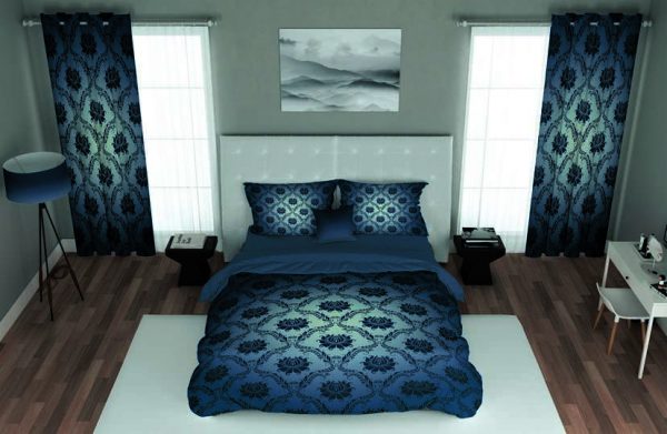 ست پرده و روتختی طرح مدرن Modern 174