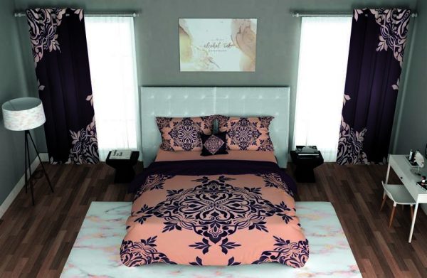 ست پرده و روتختی طرح مدرن Modern 177