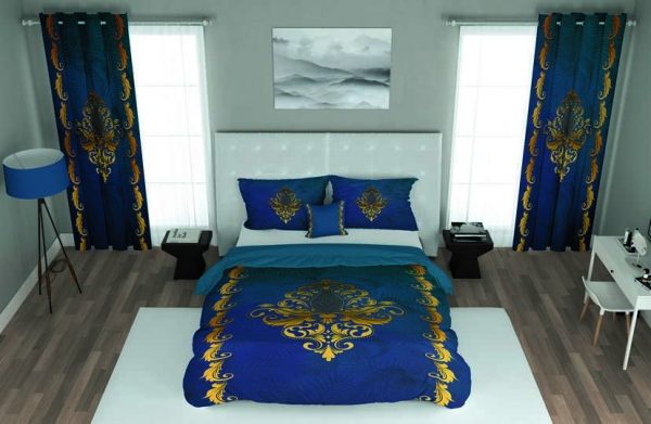 ست پرده و روتختی طرح کلاسیک Classic 183