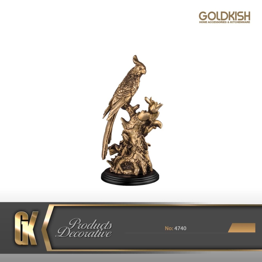 مجسمه دکوری طوطی برنز مدل ۴۷۴۰
