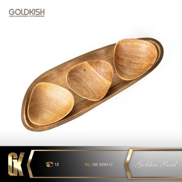 ست اردورخوری پیاله 3 عددی WOOD مدل GK8294712