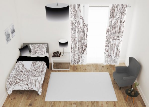 ست پرده و روتختی طرح خاص 291