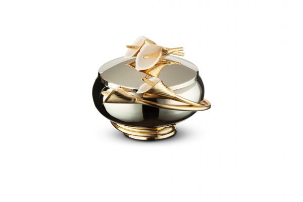 شکلات خوری درب دار گل شیپوری CL06