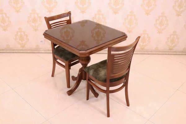 میز پایه گلدانی مربع صندلی طرح سوئدی