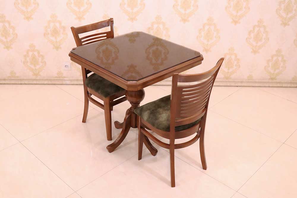 میز پایه گلدانی مربع صندلی طرح سوئدی