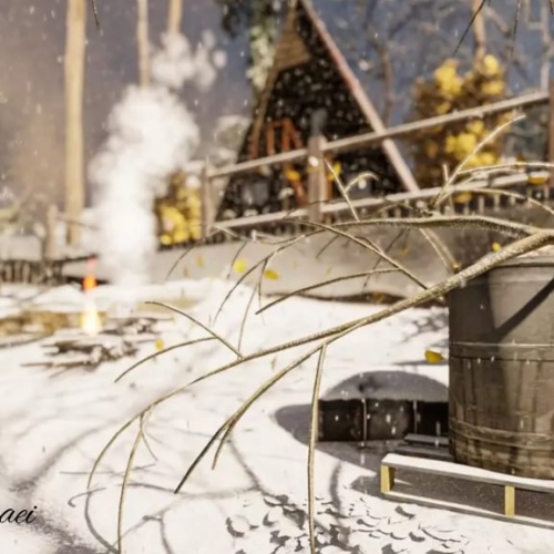 طراحی کلبه چوبی