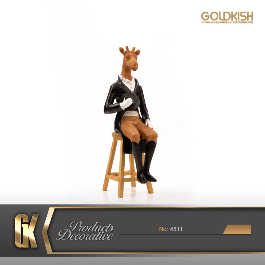 مجسمه زرافه نشسته مدل ۴۵۱۱