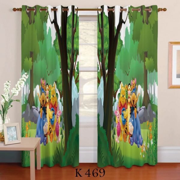 پرده چاپی طرح کارتون k 446