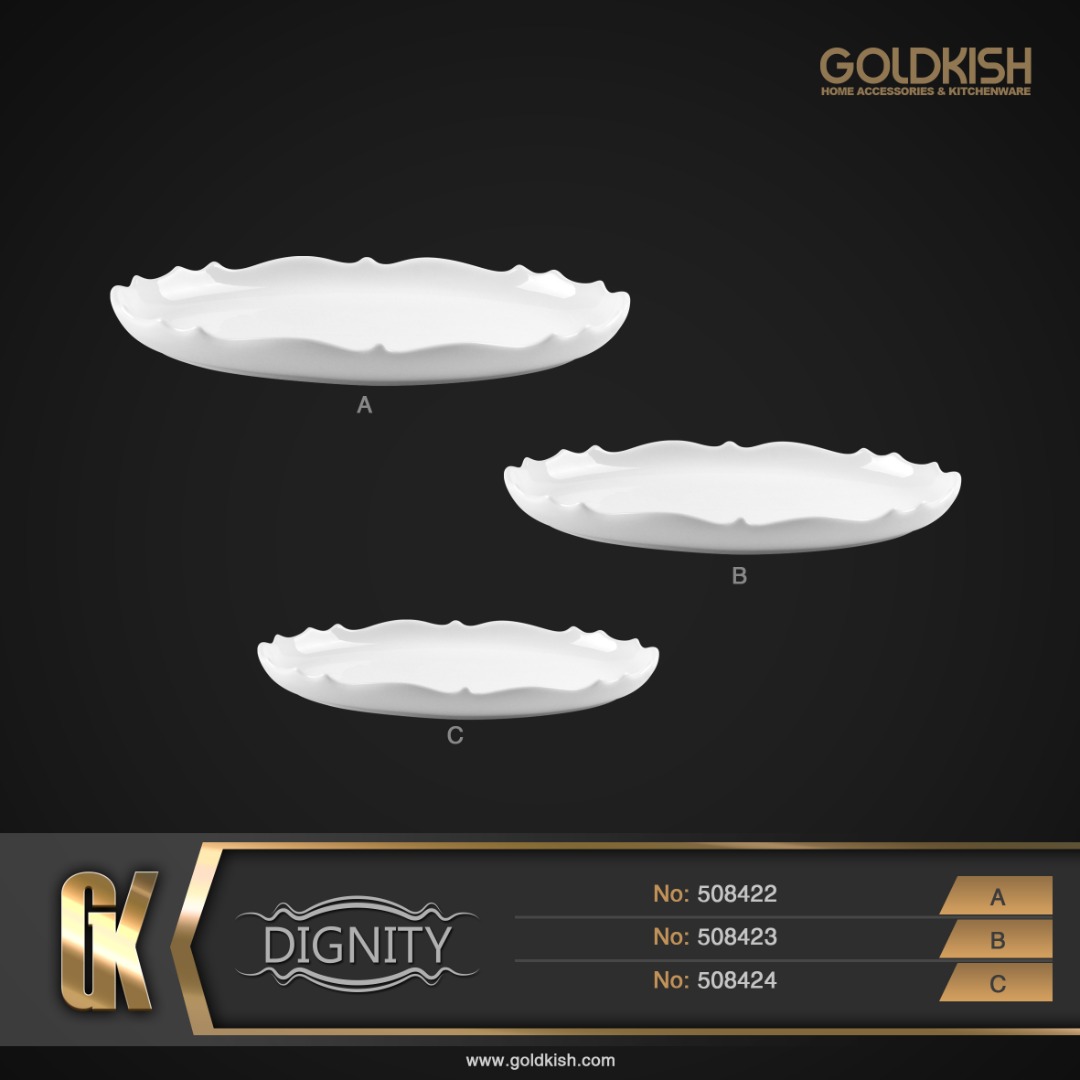 ست آشپزخانه ظروف بیضی طرح Dignity مدل ۵۰۸۴۲۲/۲۳/۲۴