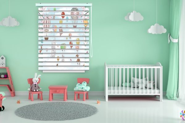 پرده زبرا طرح کودک (حیوانات) کد ZB3000