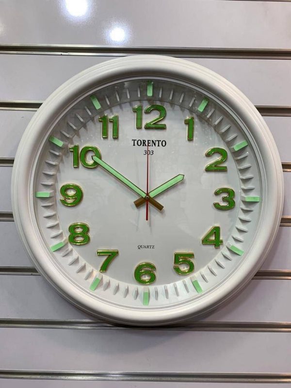 ساعت دیواری تورنتو کد 303 شبرنگ