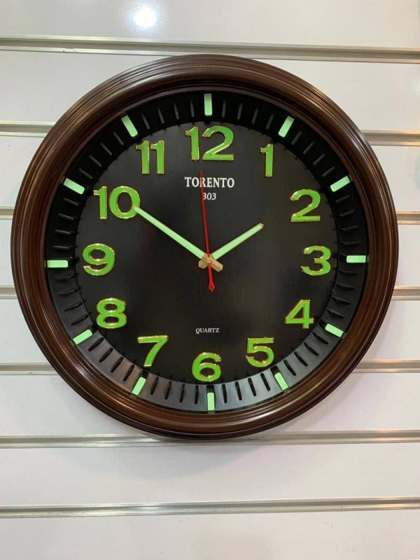 ساعت دیواری تورنتو کد 303 شبرنگ