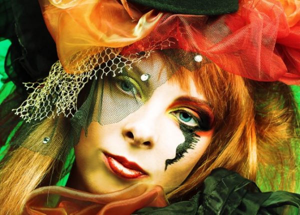 پرده زبرا طرح خانم فانتزی کد 31831