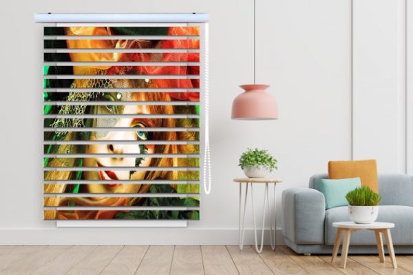 پرده زبرا طرح خانم فانتزی کد 31831