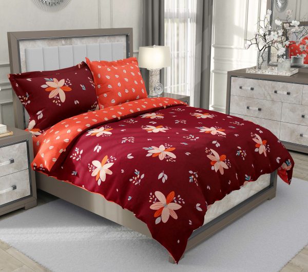 روتختی و ملحفه (دو نفره) طرح گل کد 32-Flora-A