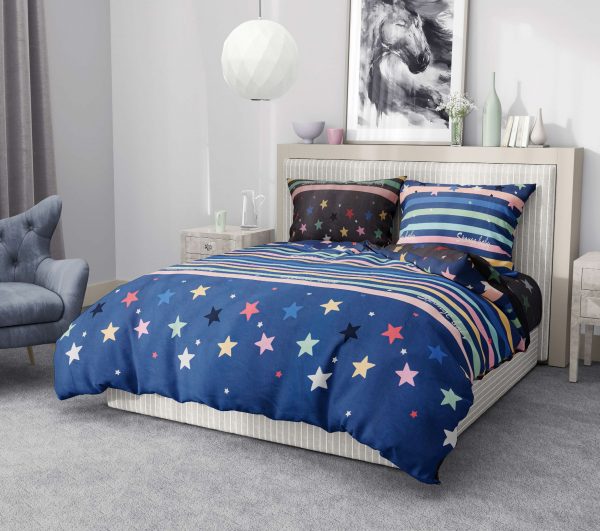 روتختی و ملحفه (دو نفره) طرح ستاره کد 325-Ulduz