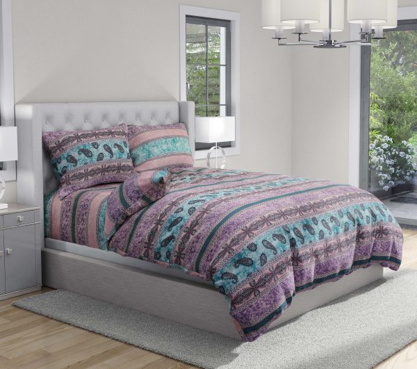 روتختی و ملحفه (دو نفره) طرح ترمه کد 333-Termeh