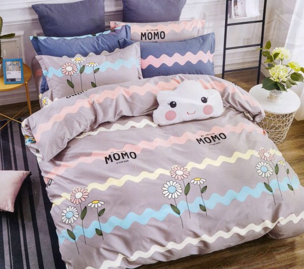 روتختی و ملحفه (دو نفره) طرح مومو کد 334-Momo-A