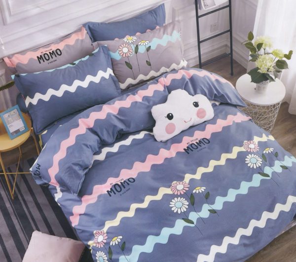 روتختی و ملحفه (دو نفره) طرح مومو کد 335-Momo-B