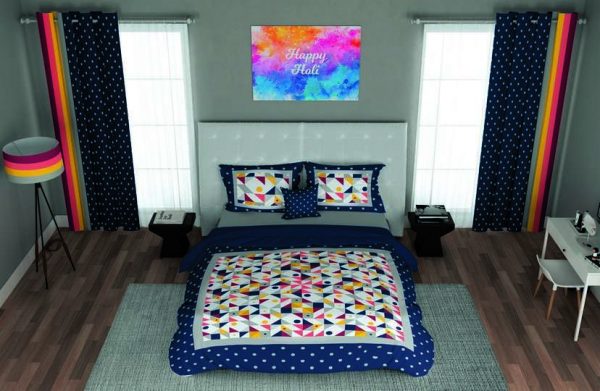 ست پرده و روتختی طرح مدرن Modern 239