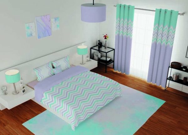 ست پرده و روتختی طرح مدرن Modern 240