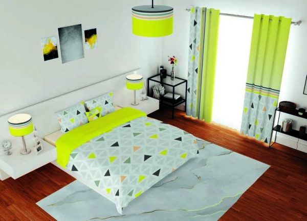 ست پرده و روتختی طرح مدرن Modern 245