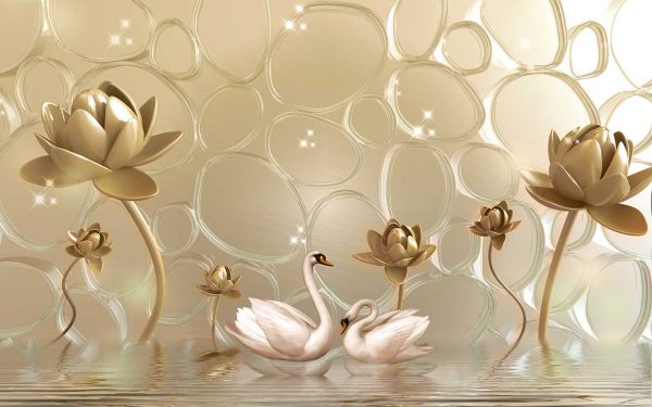 پوستر طرح قو 3D1007