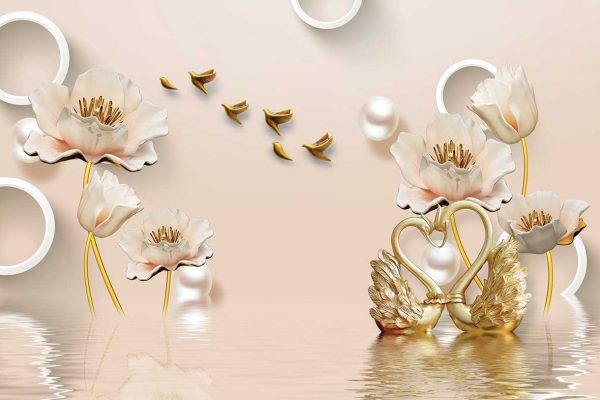 پوستر طرح گل 3D1014