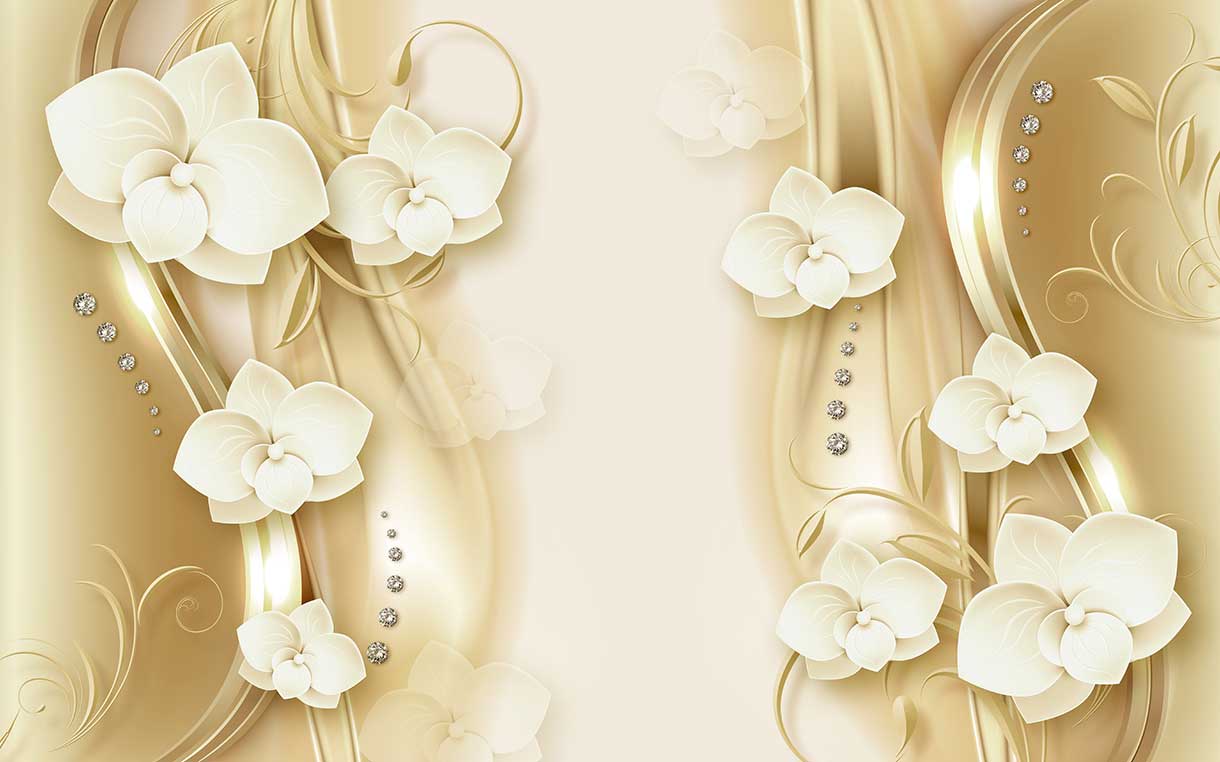 پوستر طرح گل ۳D1025