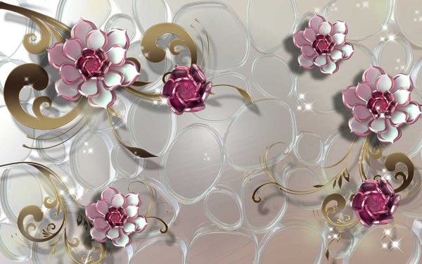 پوستر طرح گل 3D1041