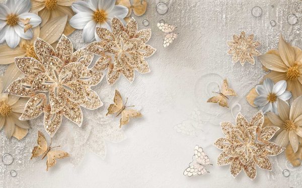 پوستر طرح گل 3D1043