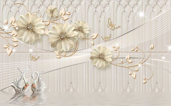 پوستر طرح گل 3D1052