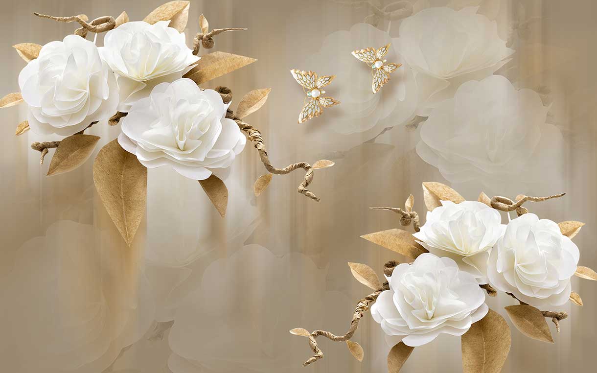 پوستر طرح گل ۳D1055