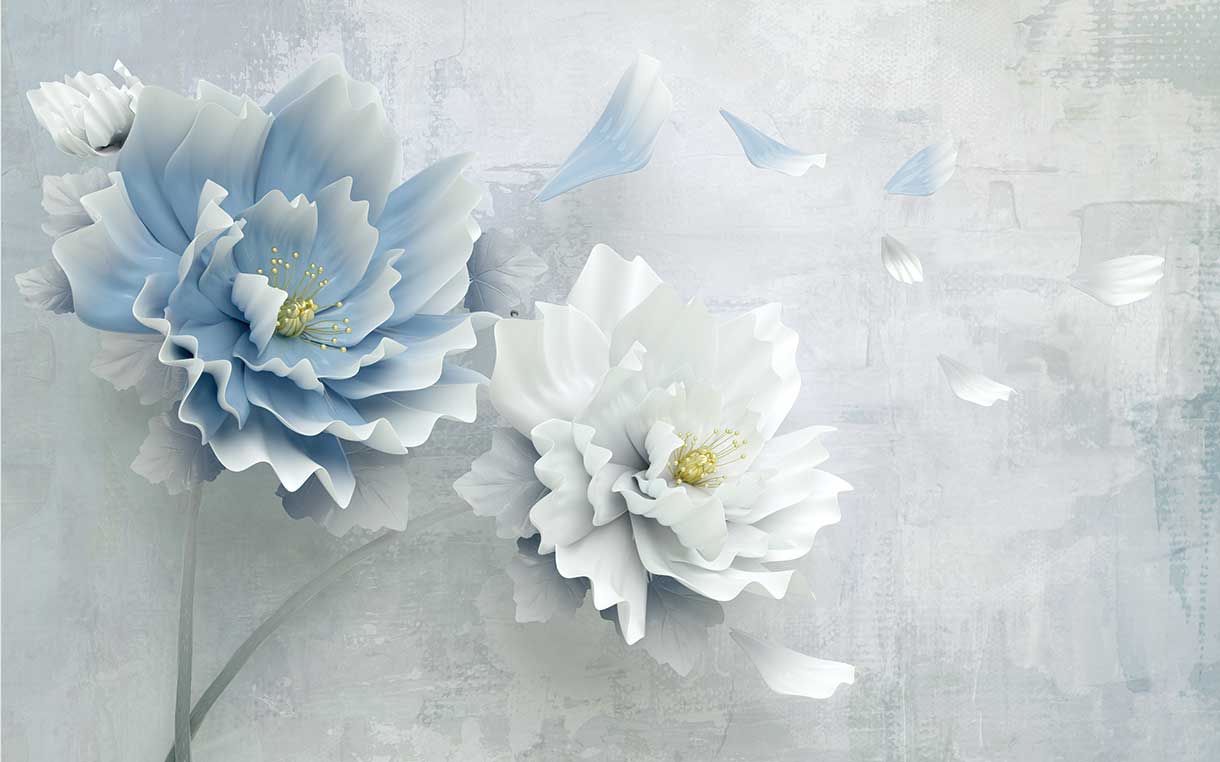 پوستر طرح گل ۳D1066