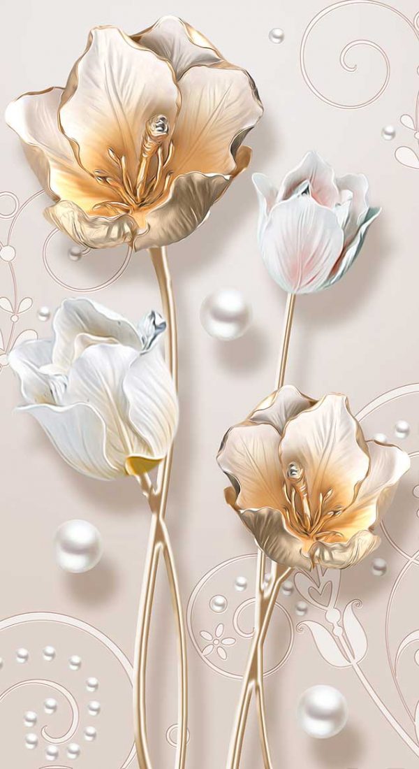 پوستر طرح گل 3D1080