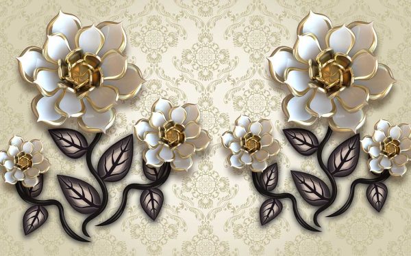 پوستر طرح گل 3D1092