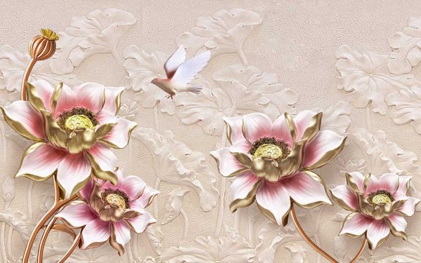 پوستر طرح گل 3D1095