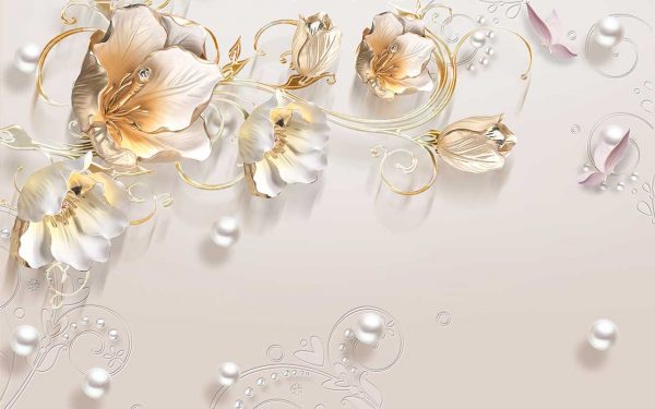 پوستر طرح گل 3D1097