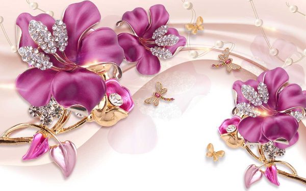 پوستر طرح گل 3D1099